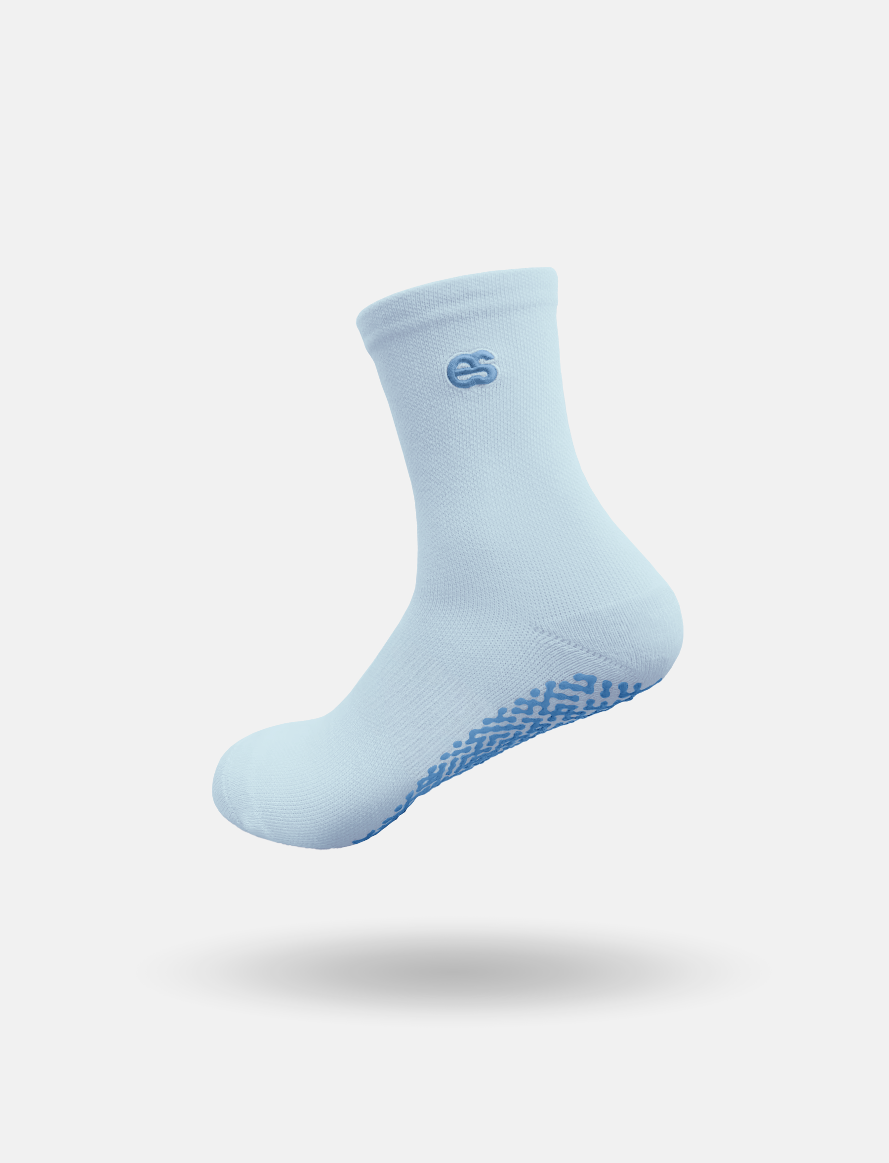 core grip socks - baby blue.