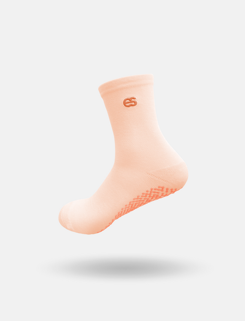 core grip socks - coral.