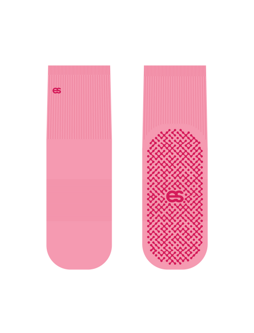 grip socks - bubble gum.
