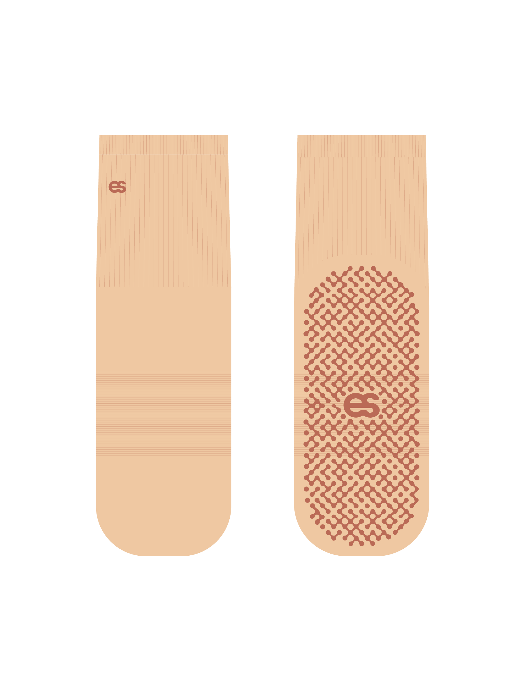 grip socks - sand.