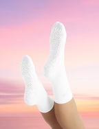 core grip socks - pearl.